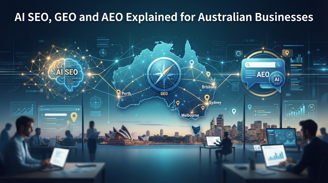 AI SEO, GEO and AEO Explained for Australian Businesses