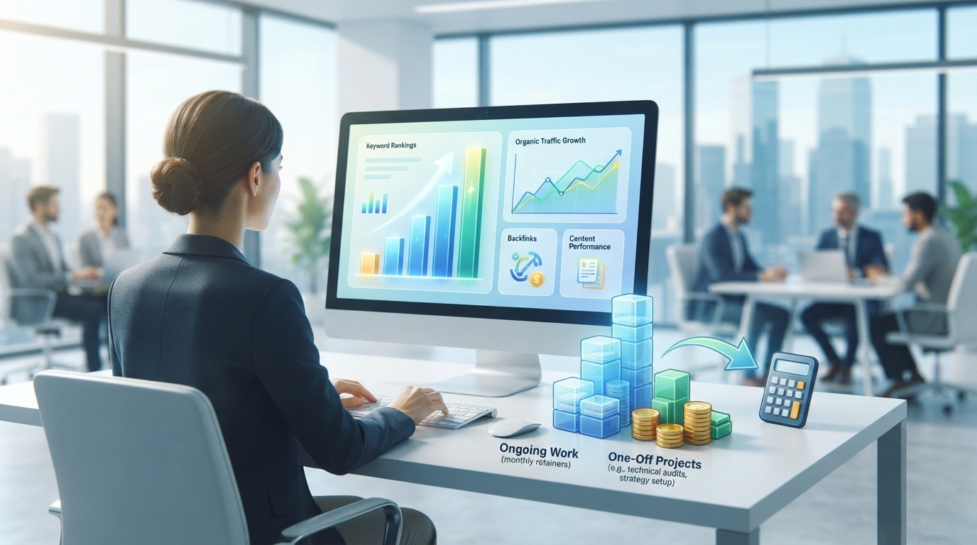How SEO Agencies Price Ongoing Work and One-Off Projects